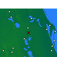 Nearby Forecast Locations - Orlando - Kaart