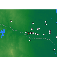 Nearby Forecast Locations - McAllen - Kaart