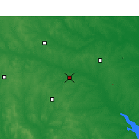 Nearby Forecast Locations - Longview - Kaart