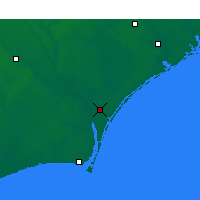Nearby Forecast Locations - Wilmington - Kaart