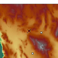 Nearby Forecast Locations - Mercury - Kaart