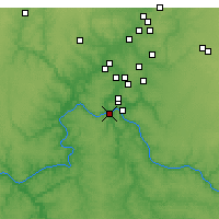 Nearby Forecast Locations - Covington - Kaart