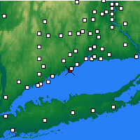 Nearby Forecast Locations - Bridgeport - Kaart