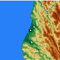 Nearby Forecast Locations - Eureka - Kaart