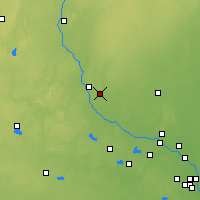 Nearby Forecast Locations - St. Cloud - Kaart