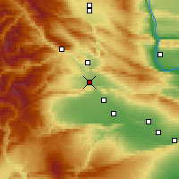 Nearby Forecast Locations - Yakima - Kaart