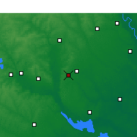 Nearby Forecast Locations - Cherryvale - Kaart