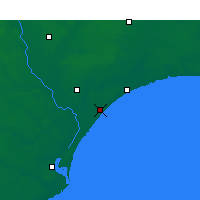 Nearby Forecast Locations - Myrtle Beach - Kaart