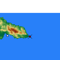 Nearby Forecast Locations - Morant Bay - Kaart
