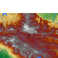 Nearby Forecast Locations - Huehuetenango - Kaart