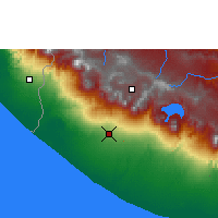 Nearby Forecast Locations - Retalhuleu - Kaart