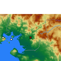 Nearby Forecast Locations - Choluteca - Kaart