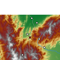 Nearby Forecast Locations - San Antonio del Táchira - Kaart