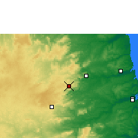 Nearby Forecast Locations - Areia - Kaart
