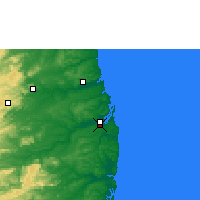 Nearby Forecast Locations - João Pessoa - Kaart