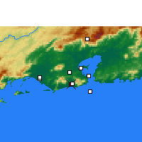 Nearby Forecast Locations - Jacarepaguá - Kaart
