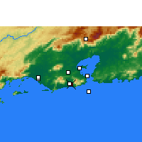 Nearby Forecast Locations - Barra da Tijuca - Kaart