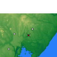 Nearby Forecast Locations - Alagoinhas - Kaart