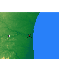 Nearby Forecast Locations - São Mateus - Kaart