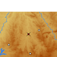 Nearby Forecast Locations - Divinópolis - Kaart
