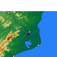 Nearby Forecast Locations - Campos dos Goytacazes - Kaart