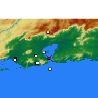 Nearby Forecast Locations - Rio de Janeiro - Kaart