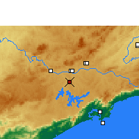 Nearby Forecast Locations - São Paulo - Kaart