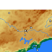 Nearby Forecast Locations - São Paulo - Kaart
