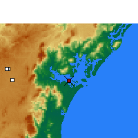 Nearby Forecast Locations - Paranaguá - Kaart