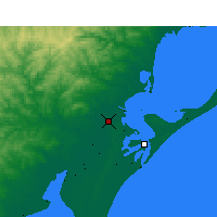 Nearby Forecast Locations - Pelotas - Kaart
