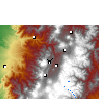 Nearby Forecast Locations - Quito - Kaart