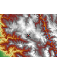 Nearby Forecast Locations - Cajamarca - Kaart