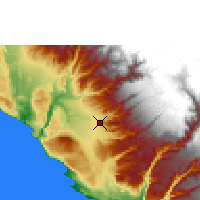 Nearby Forecast Locations - Nazca - Kaart