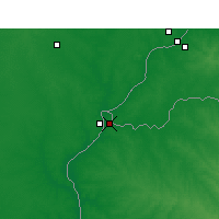 Nearby Forecast Locations - Bella Unión - Kaart