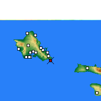 Nearby Forecast Locations - Honolulu - Kaart
