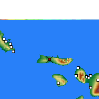 Nearby Forecast Locations - Molokai - Kaart