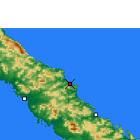 Nearby Forecast Locations - Poindimié - Kaart