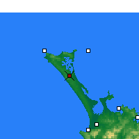 Nearby Forecast Locations - Te Kao - Kaart