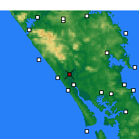 Nearby Forecast Locations - Dargaville - Kaart