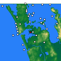 Nearby Forecast Locations - Auckland - Kaart