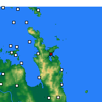 Nearby Forecast Locations - Whitianga - Kaart