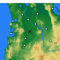 Nearby Forecast Locations - Te Awamutu - Kaart