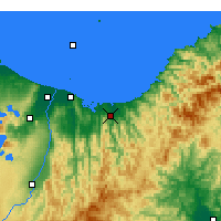 Nearby Forecast Locations - Opotiki - Kaart