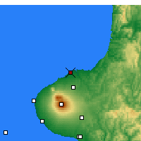 Nearby Forecast Locations - New Plymouth - Kaart