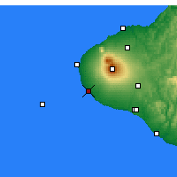 Nearby Forecast Locations - Opunake - Kaart