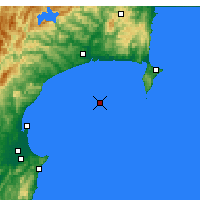 Nearby Forecast Locations - Hawke Bay - Kaart