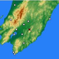 Nearby Forecast Locations - Upper Hutt - Kaart