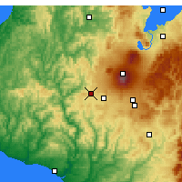 Nearby Forecast Locations - Raetihi - Kaart