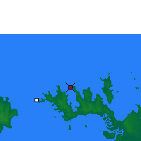 Nearby Forecast Locations - Black Point - Kaart