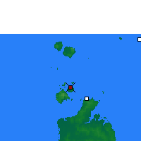 Nearby Forecast Locations - Horn Island - Kaart